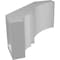 Ekena Millwork 3-in. W x 6-in. D x 6-in. H Balboa Architectural Grade PVC Knee Brace BRCP03X06X06BOA - alternate 4